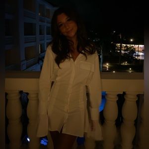 WORN ONCE lioness cover girl mini dress